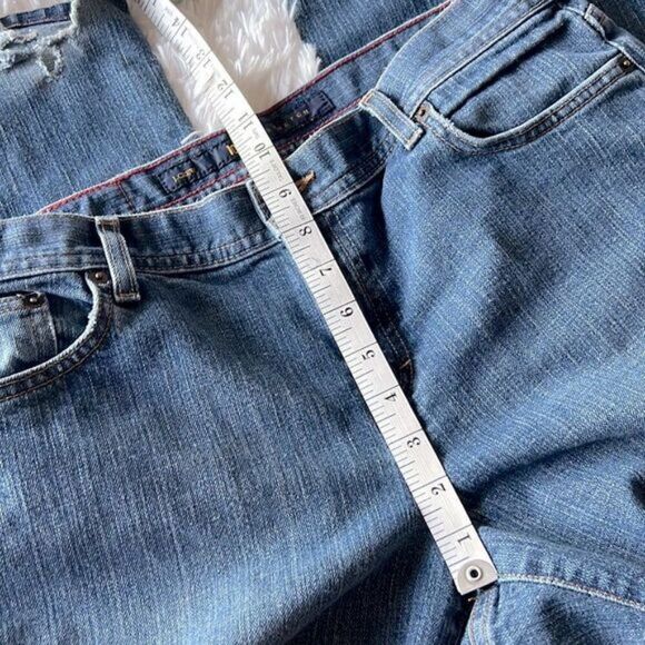 J Crew Women’s Boot Cut Stretch Jeans Distressed 10 - Picture 5 of 11